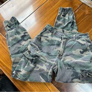 SHEIN Green Camouflage Pants